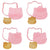 Chefmade學廚KT7059餅乾壓模4件套Hello Kitty Cookie Mold 4Pcs