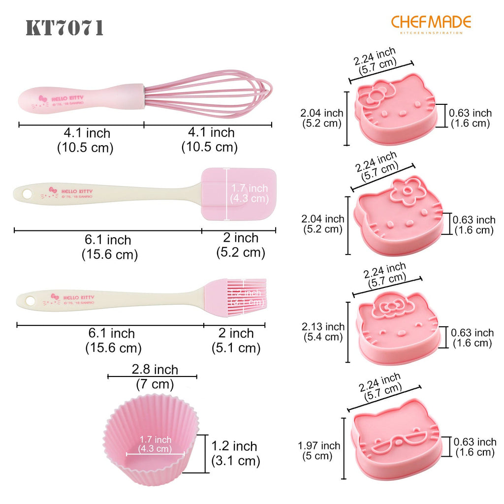 Chefmade學廚KT7071正版Hello kitty兒童烘焙套裝Hello Kitty Kids Baking Set