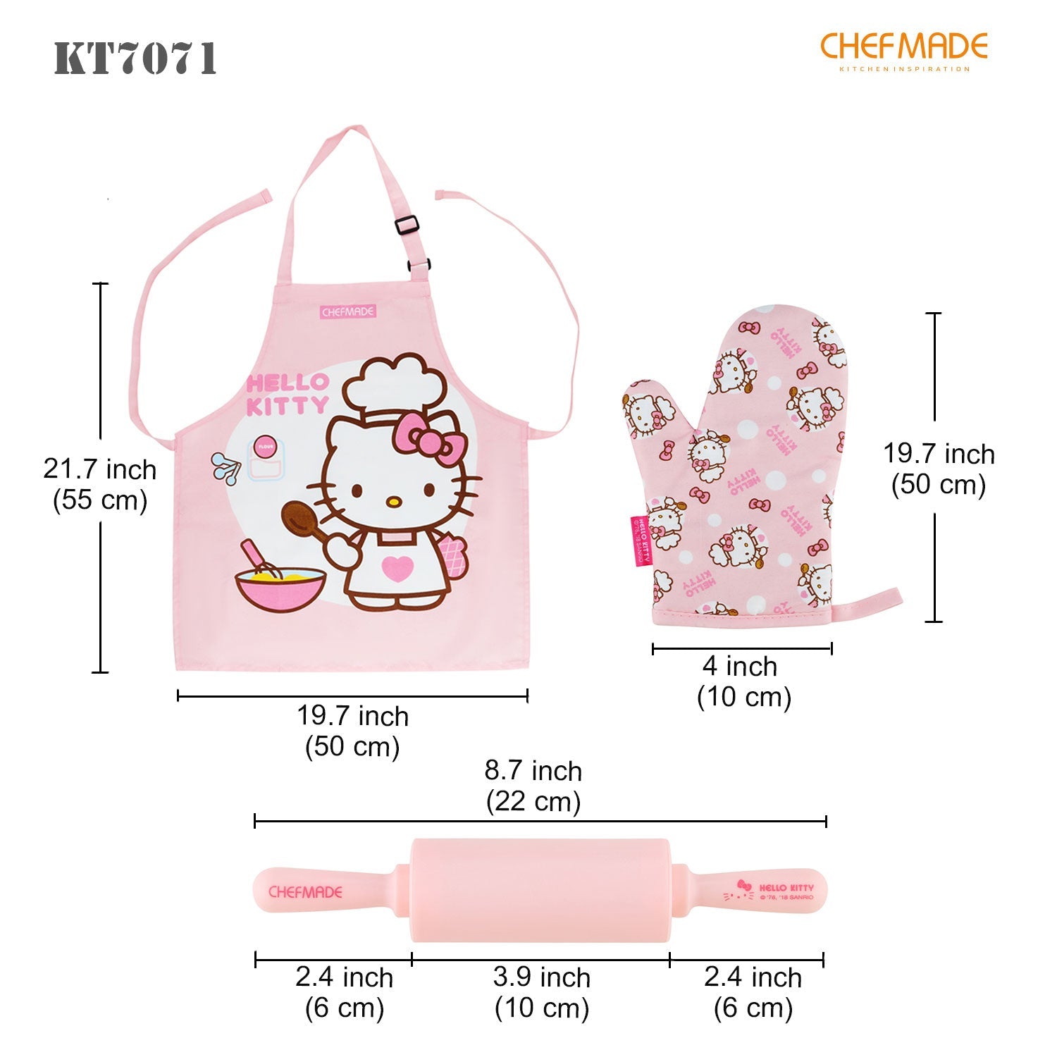 Chefmade學廚KT7071正版Hello kitty兒童烘焙套裝Hello Kitty Kids Baking Set