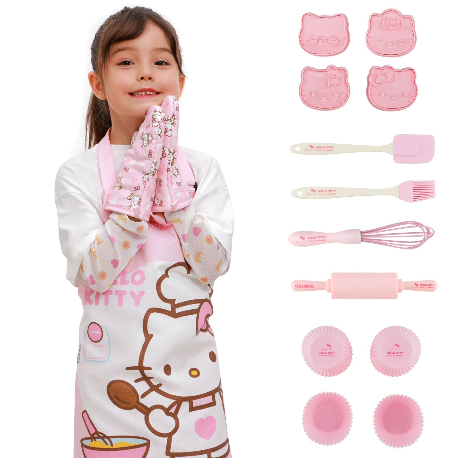 Chefmade學廚KT7071正版Hello kitty兒童烘焙套裝Hello Kitty Kids Baking Set