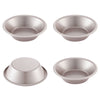 Chefmade學廚WK9024香檳金5吋漢堡模/墨西哥麵包模4" Mini Pie Pan Set Round Cone