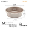 Chefmade學廚WK9031香檳金6吋固定底蛋糕模6" Round Cake Pan