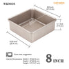 Chefmade學廚WK9036活底8.5吋正方型烤盤8" Square Cake Pan with Removable Bottom