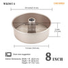 Chefmade學廚WK9074圓形8吋活動戚風蛋糕模8" Angel Food Pan with Removable Bottom