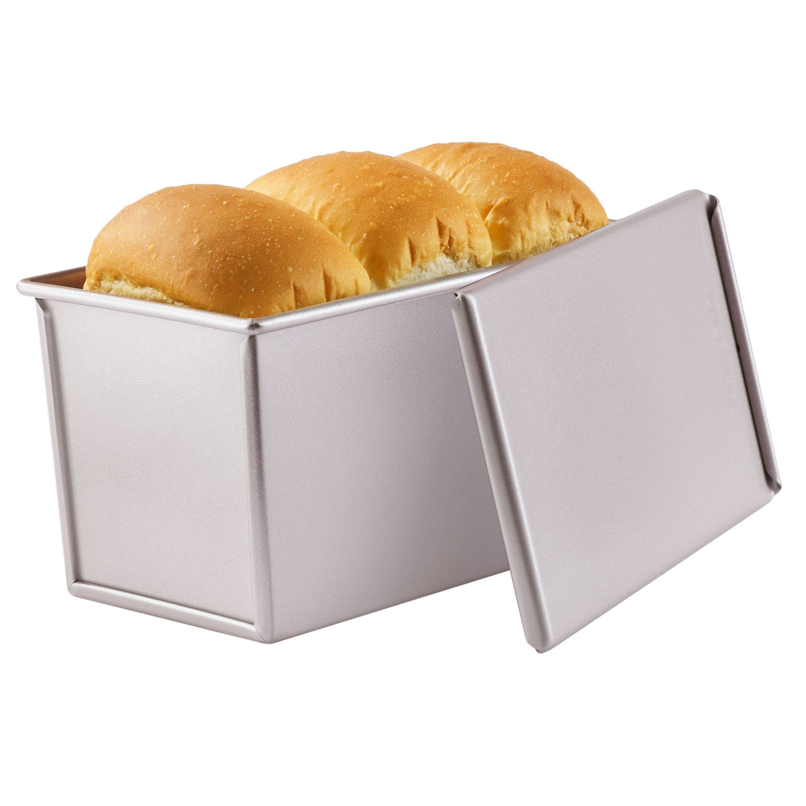 Chefmade學廚WK9088不沾450g 12兩滑蓋吐司盒4" x 7.5" Flat Toast Box (450G Dough Capacity)