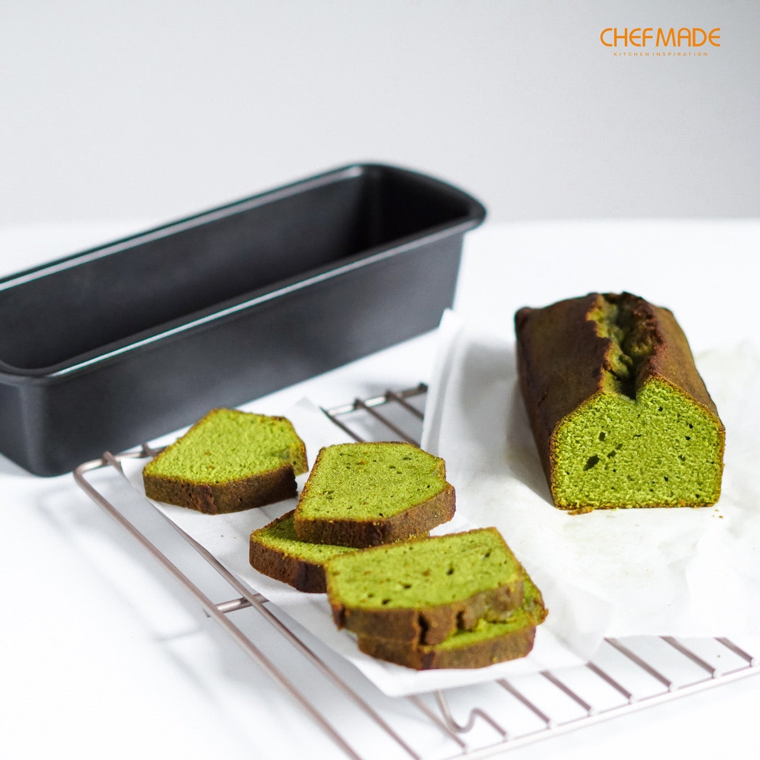 Chefmade學廚WK9098長方型不沾麵包吐司模3" x 10" Loaf Pan