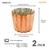 2" Copper Cannele Cup 4Pcs