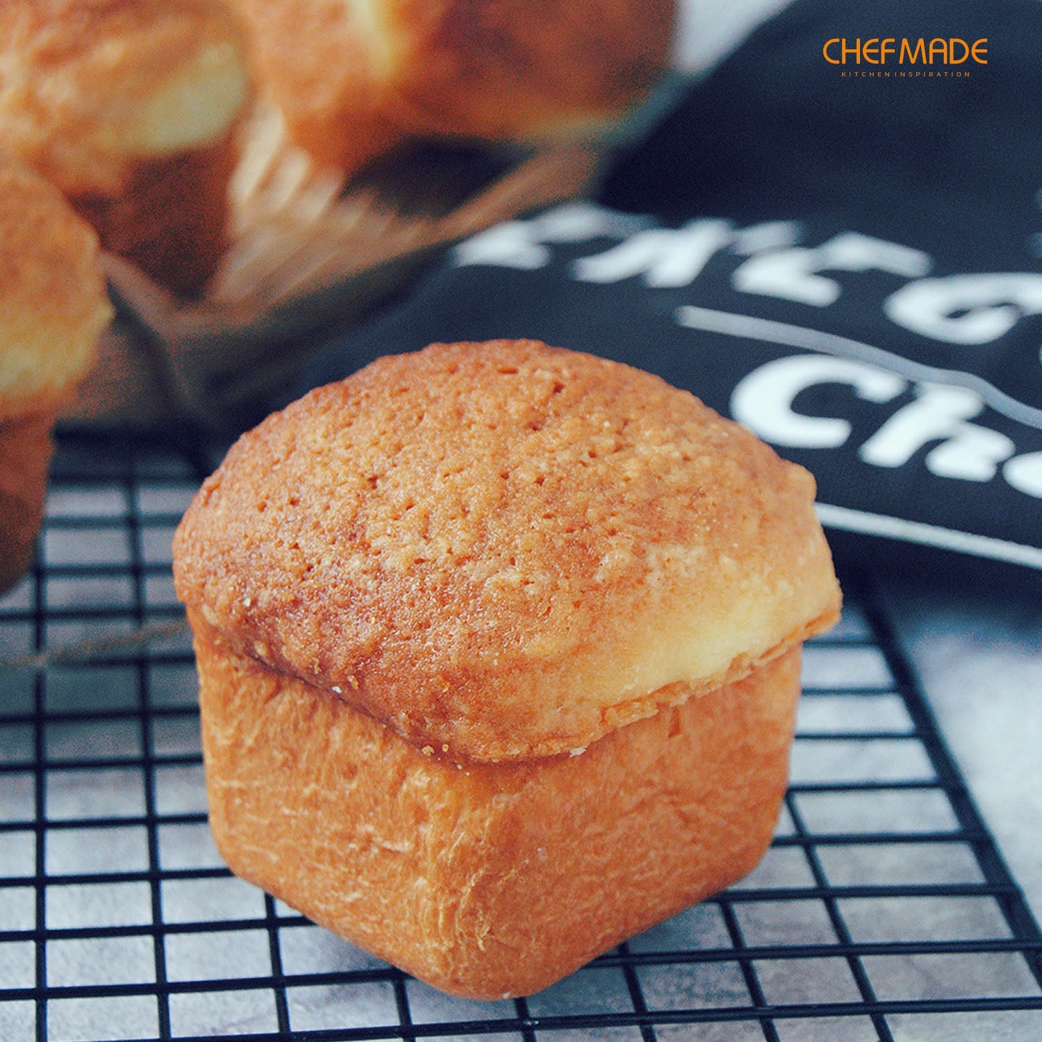 Chefmade學廚WK9150方形6連杯蛋糕模Brownie Cake Pan Square 6 Well