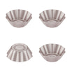 Chefmade學廚WK9196波紋3吋蛋塔模四件套3" Mini Pie Pan Set Flower-Shaped 4Pcs