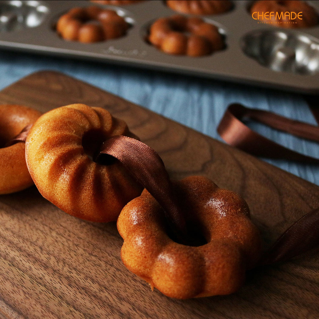 Chefmade學廚WK9226三種花型6連杯甜甜圈模Donut Cake Pan Fancy-Shaped 6 Well