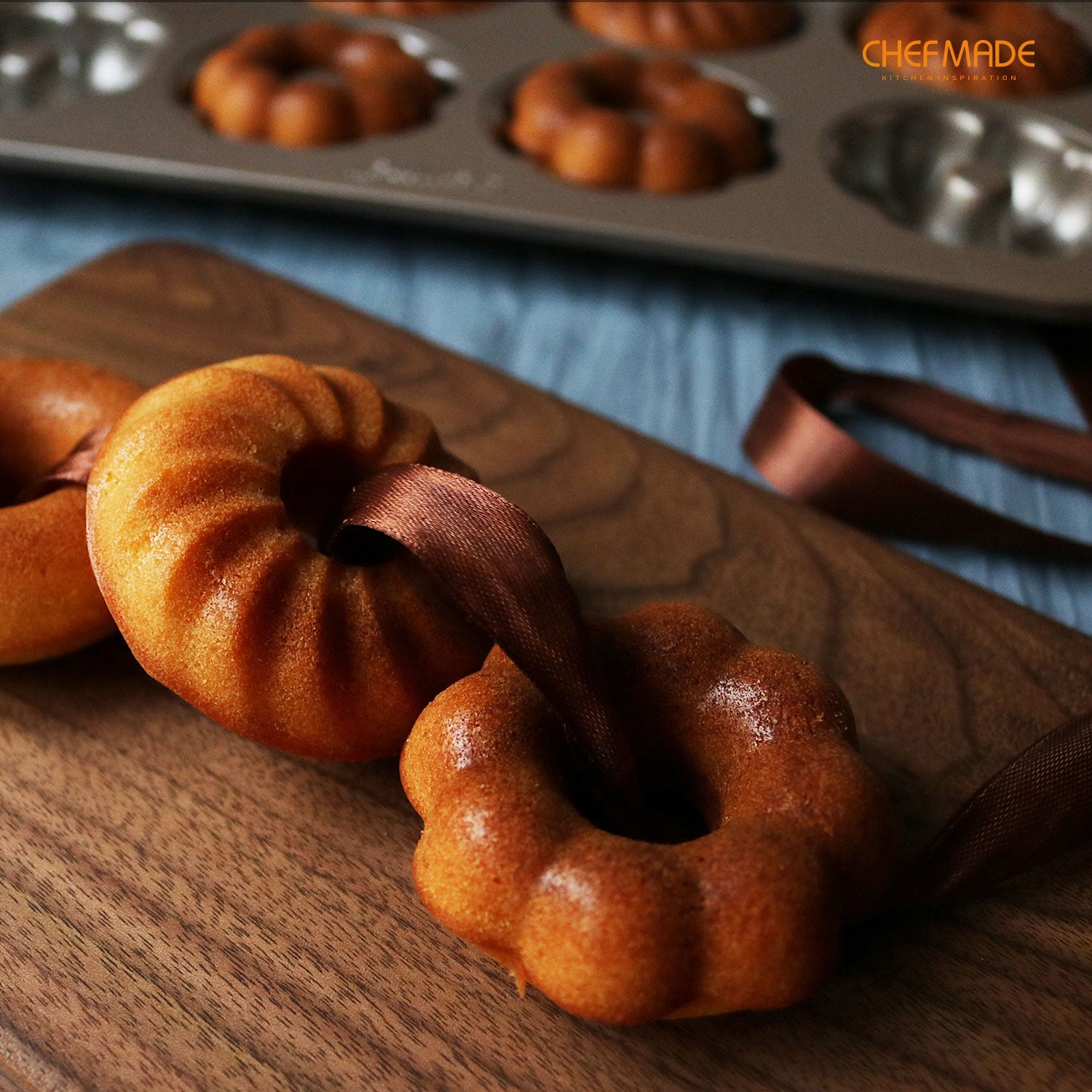Chefmade學廚WK9226三種花型6連杯甜甜圈模Donut Cake Pan Fancy-Shaped 6 Well