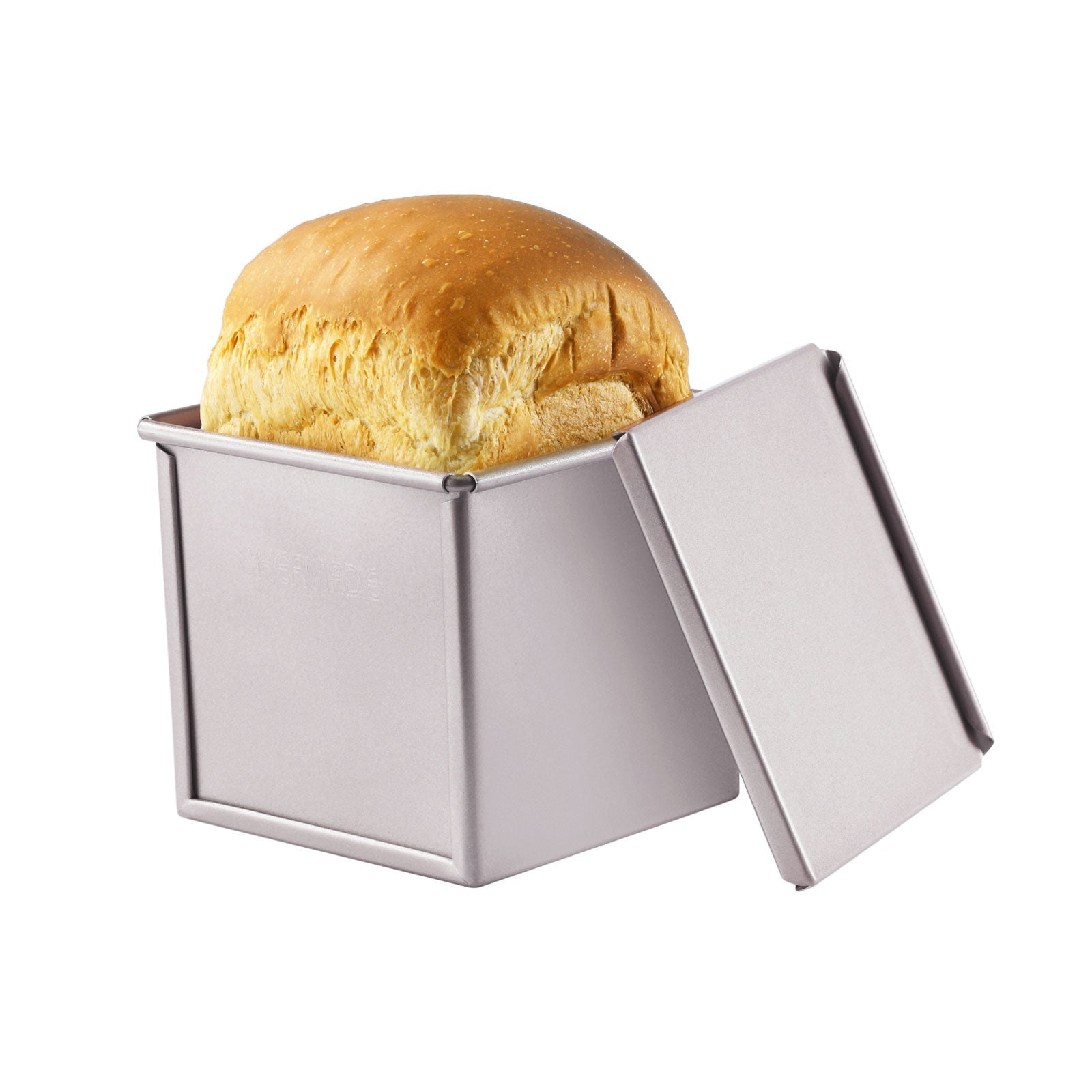 Chefmade學廚WK9317平紋250g滑蓋吐司盒4" x 4" Flat Toast Box (250G Dough Capacity)