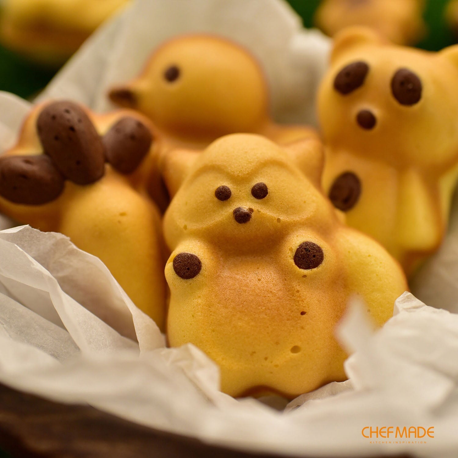 Chefmade學廚WK9319童趣四款8連杯卡通蛋糕模Animal-Shaped Cake Pan 8 Well