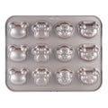 Chefmade學廚WK9320童趣四款12連杯卡通蛋糕模Animal-Shaped Cake Pan 12 Well