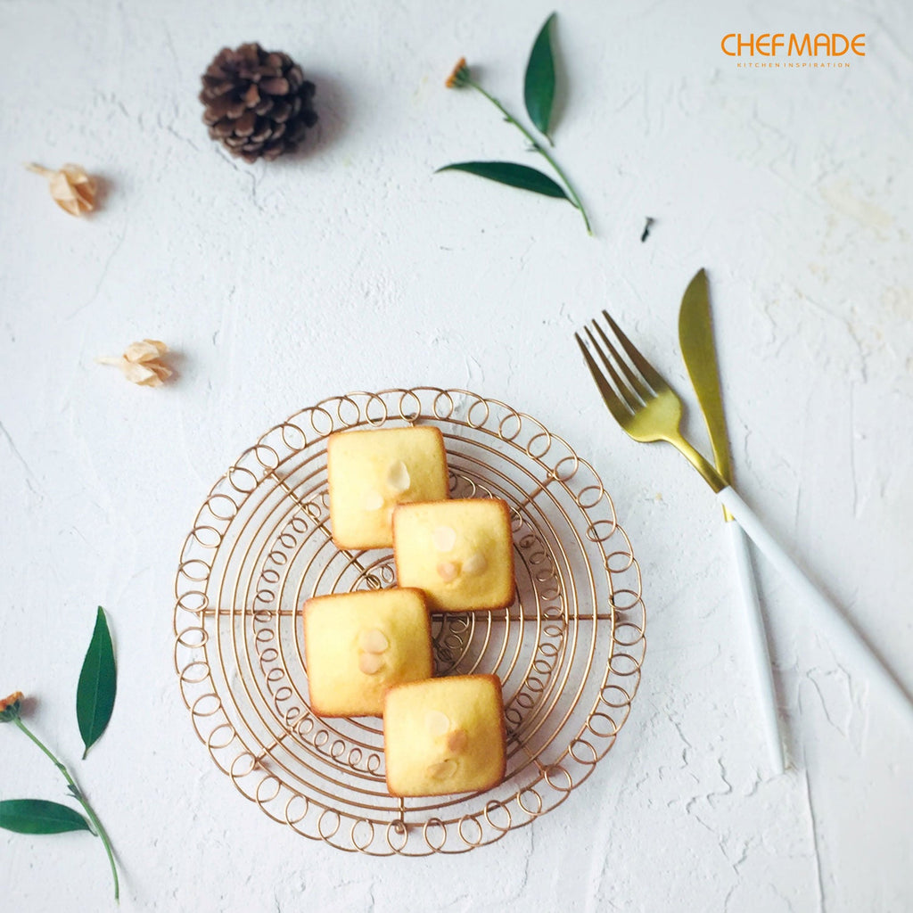 Chefmade學廚wk9321金磚12連正方形費南雪蛋糕模Financier Cake Pan Square 12 Well