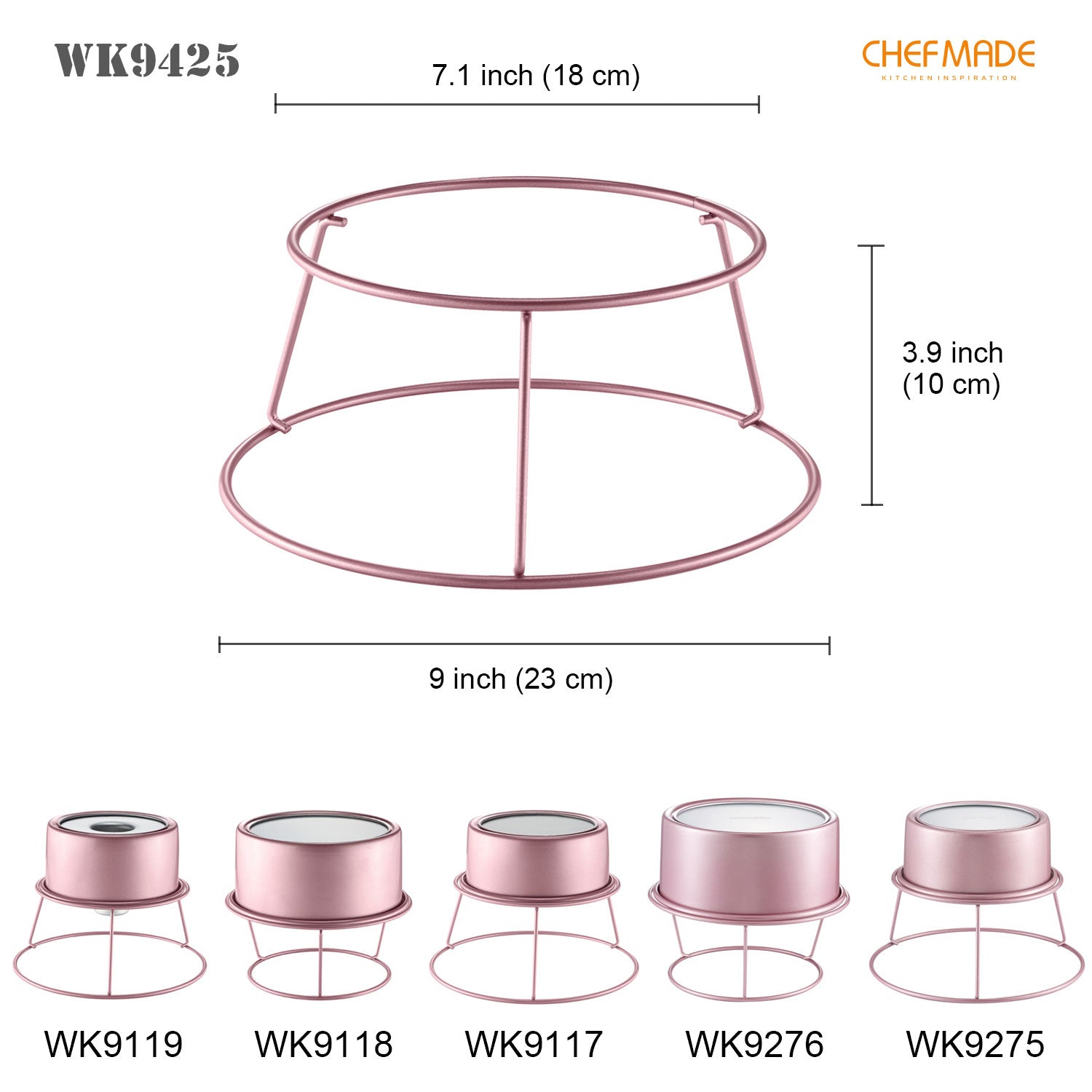 Chefmade學廚WK9425加深6吋8吋蛋糕冷卻架6" & 8" Round Cake Cooling Rack
