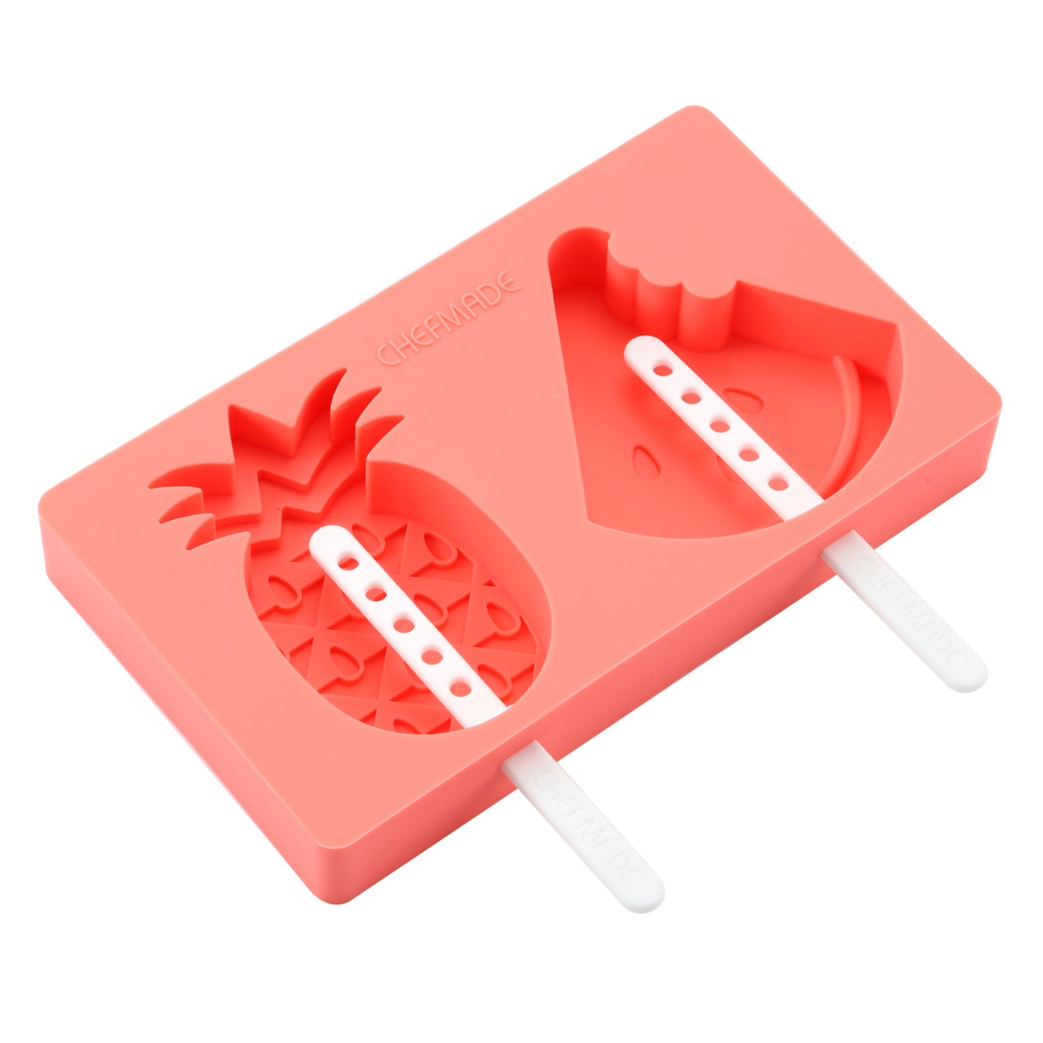 Chefmade學廚WK9440西瓜鳳梨矽膠雪糕模Popsicle Mold (Pineapple & Watermelon)