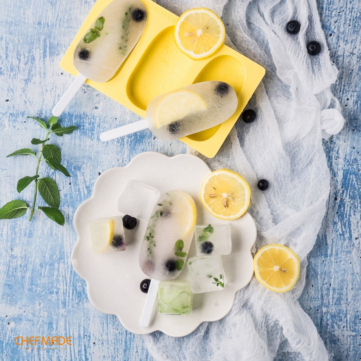 Chefmade學廚WK9443經典款矽膠雪糕模Popsicle Mold (Classical Oval)