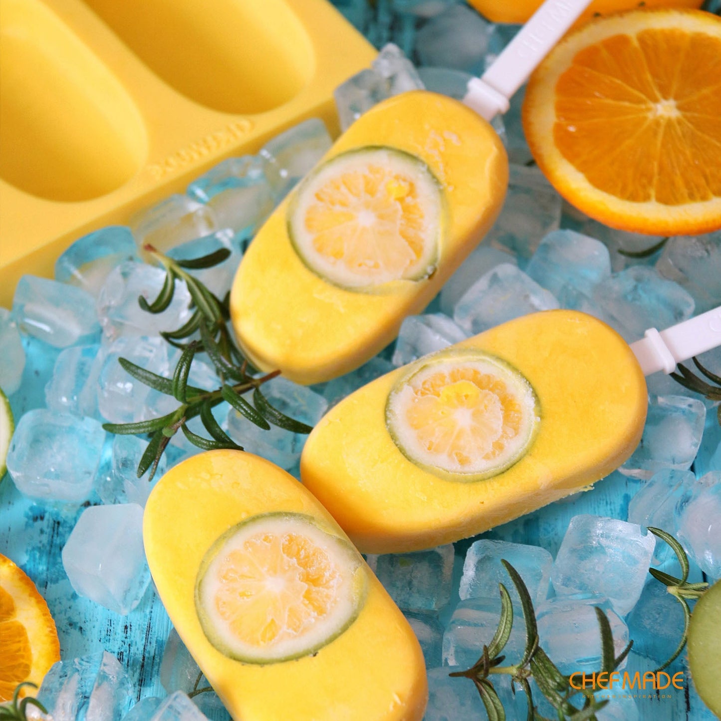 Chefmade學廚WK9443經典款矽膠雪糕模Popsicle Mold (Classical Oval)