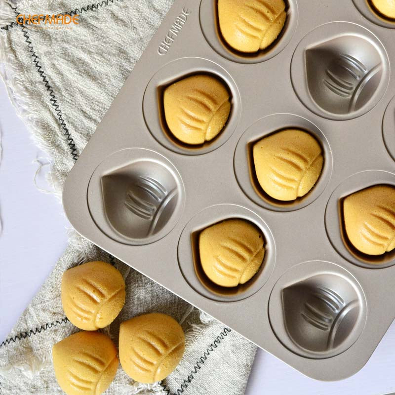 Chefmade學廚WK9451 / 12連栗子蛋糕模Chestnut-Shaped Cake 12 Well