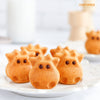 Chefmade學廚WK9788小牛12連造形蛋糕模Cow-Shaped Cake Pan 12 Well