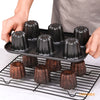 Chefmade學廚WK9893黑色6連可露麗模Cannele Mold 6 Well ( Black)